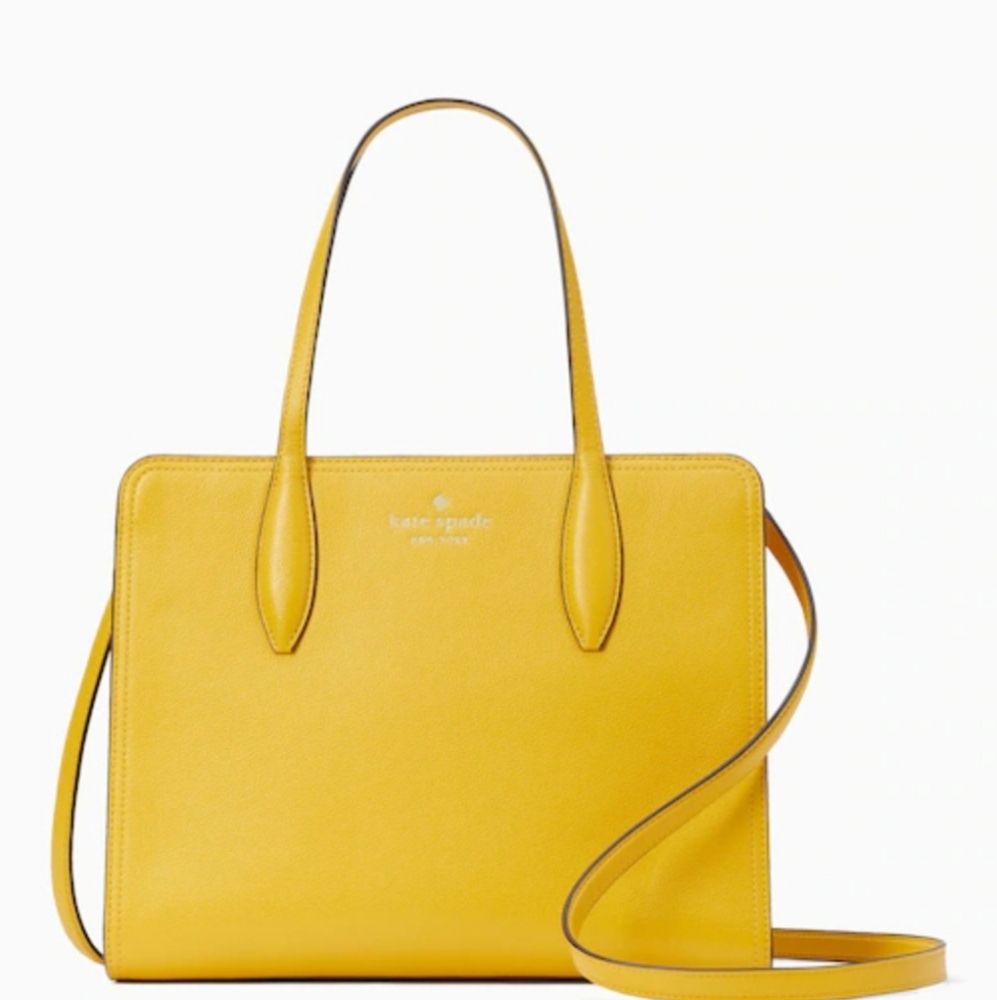 Kate Spade NWT Harper Satchel in Sunflower Field